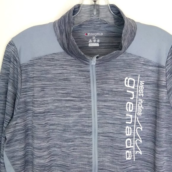 Champion Grey West Indies Quarter Zip Swe… - Picture 2 of 10